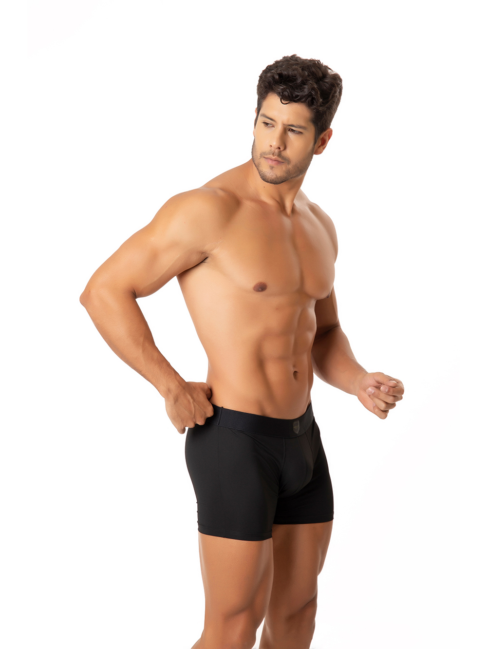 Ref.: 012 Cueca Boxer Lisa Poliamida - Imagem 2