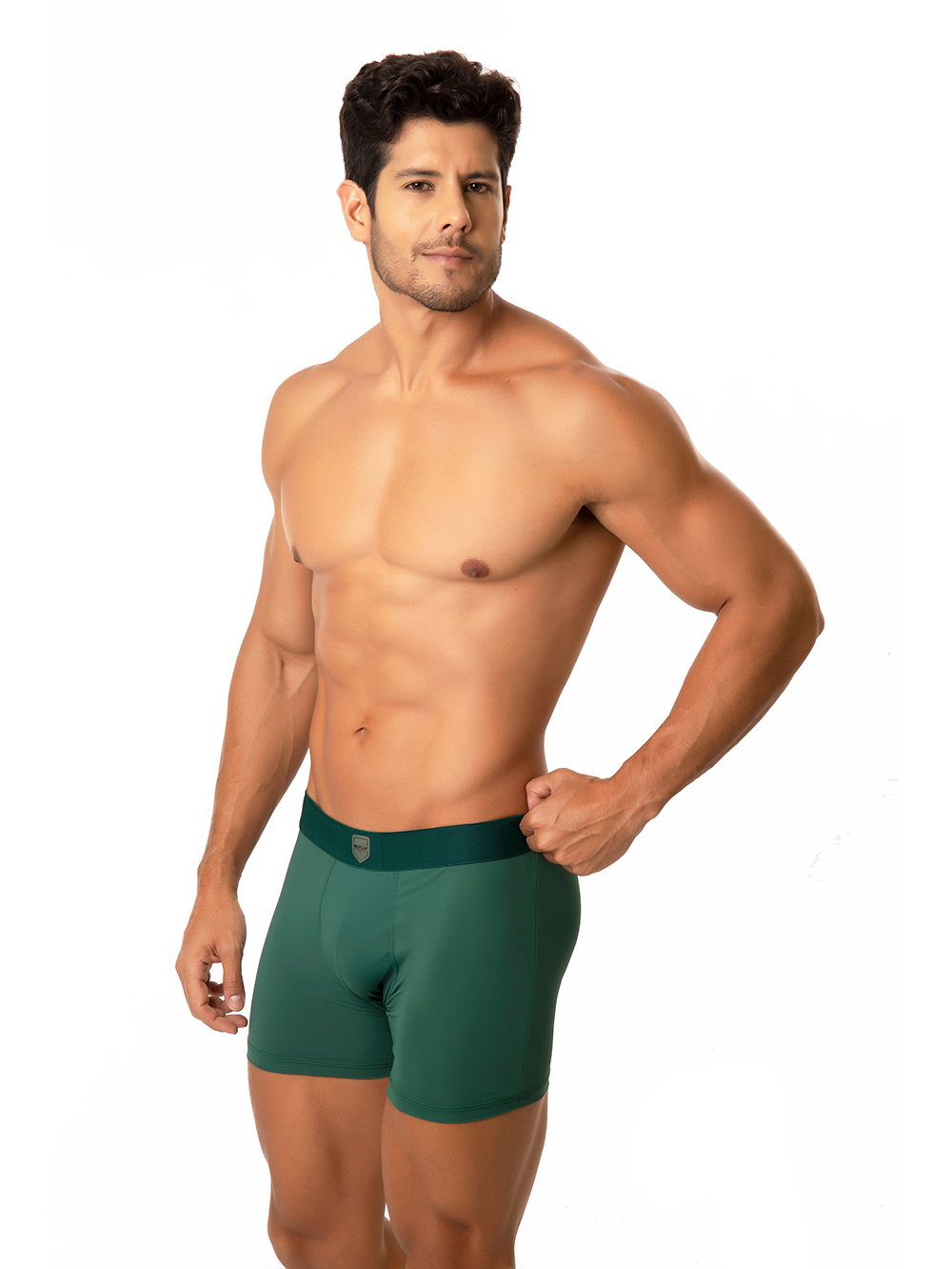 Ref.: 012 Cueca Boxer Lisa Poliamida - Imagem 2