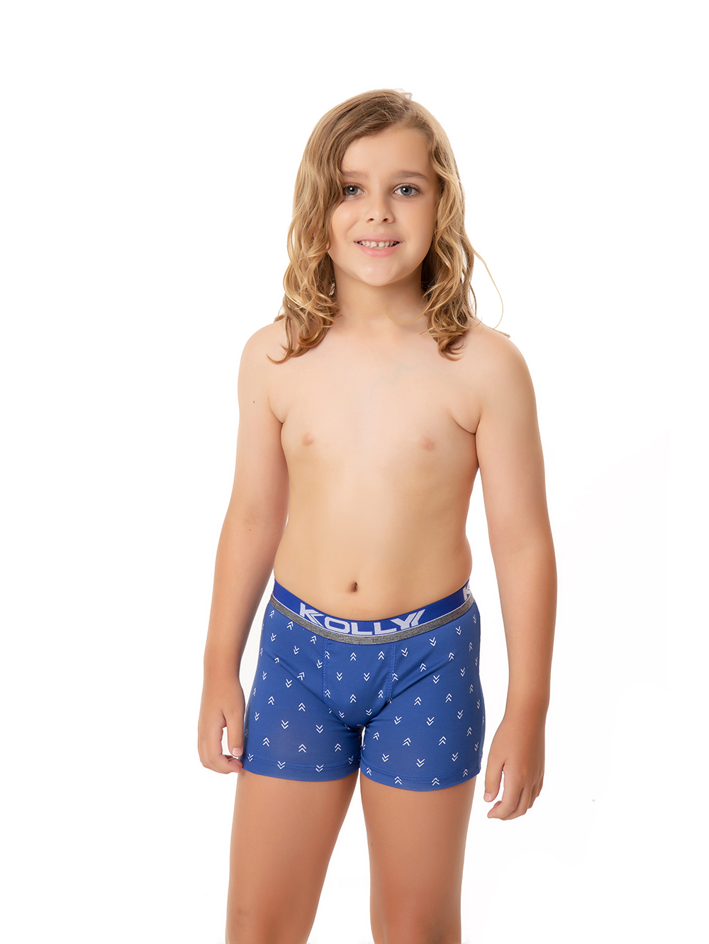 Ref.: 035 Cueca Boxer Infantil Estampada Microfibra