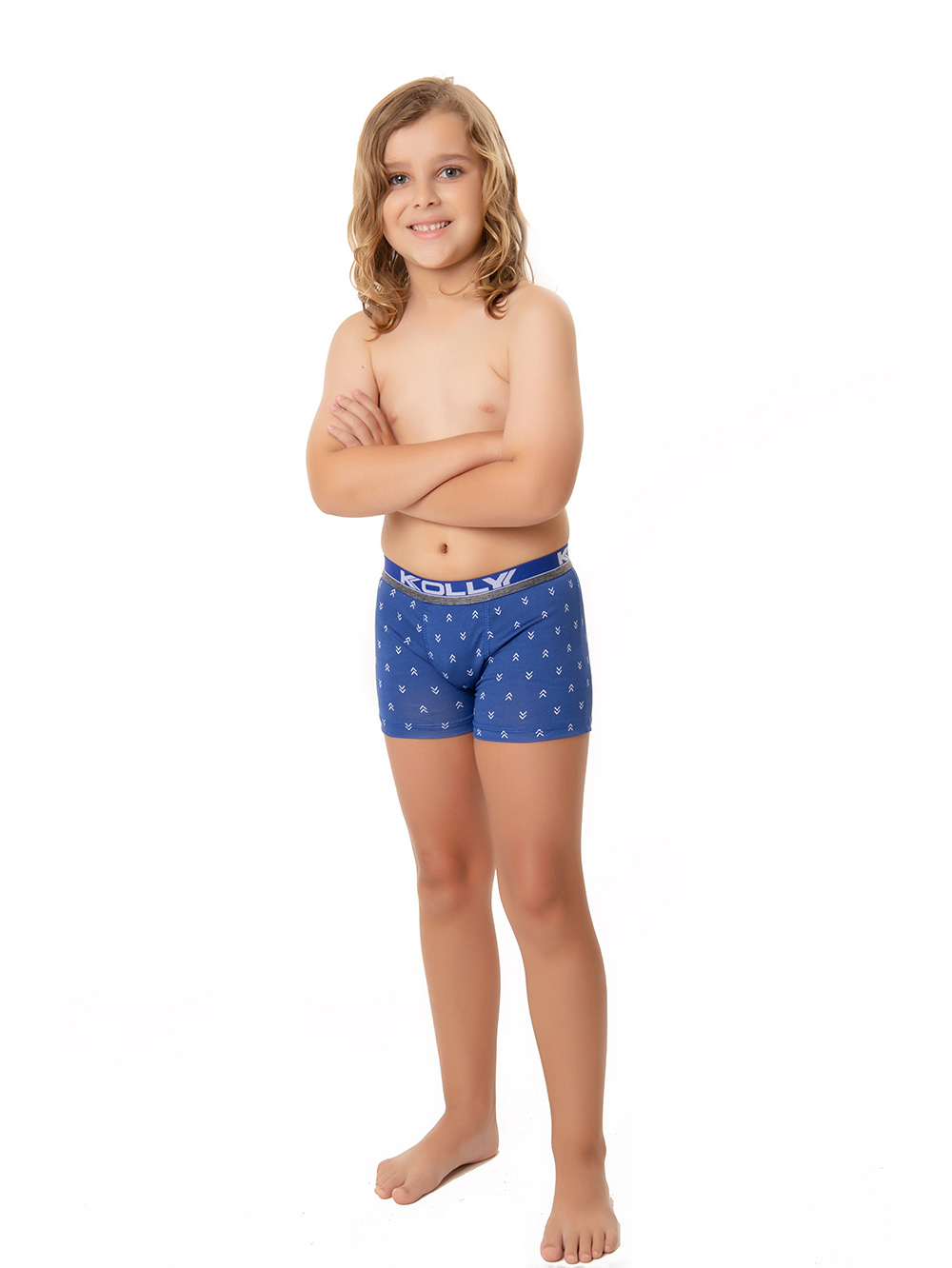 Ref.: 035 Cueca Boxer Infantil Estampada Microfibra - Imagem 2