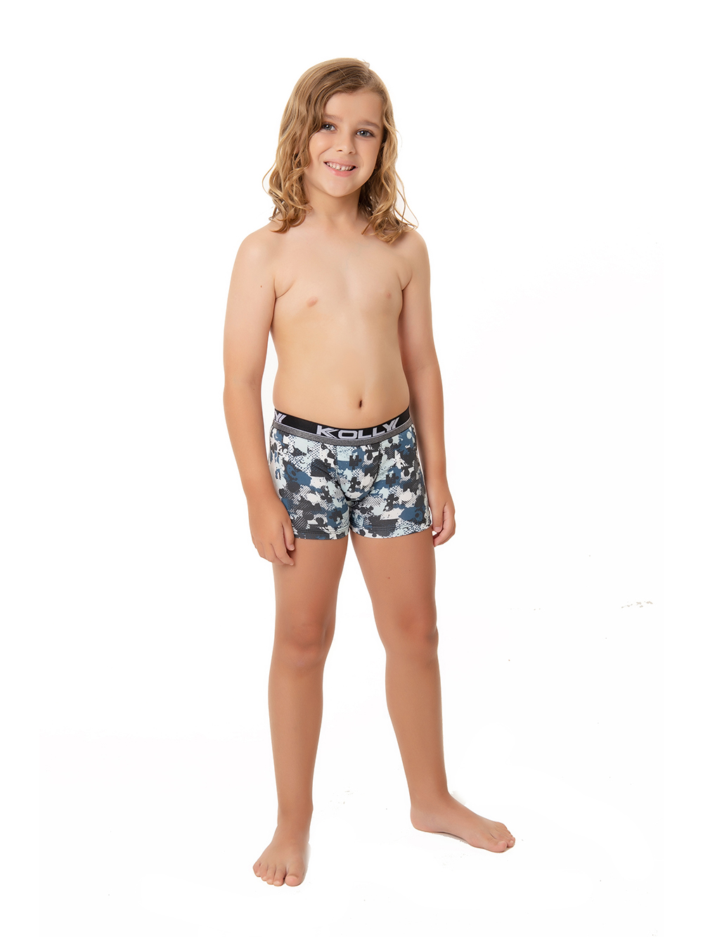 Ref.: 035 Cueca Boxer Infantil Estampada Microfibra - Imagem 2