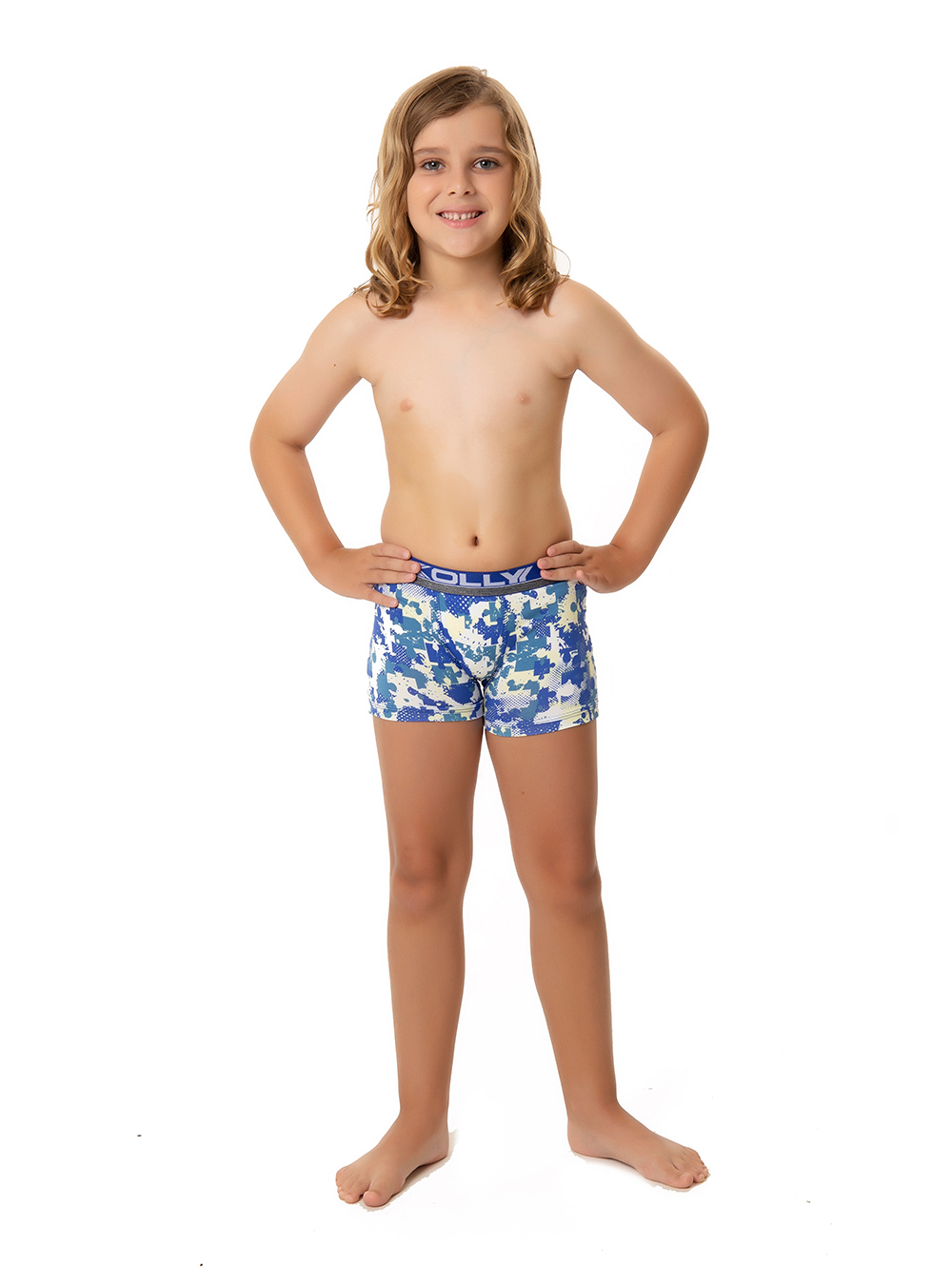 Ref.: 035 Cueca Boxer Infantil Estampada Microfibra - Imagem 2