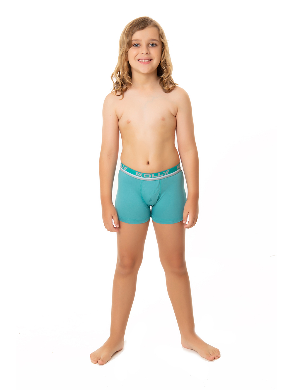 Ref.: 035 Cueca Boxer Infantil Lisa Microfibra