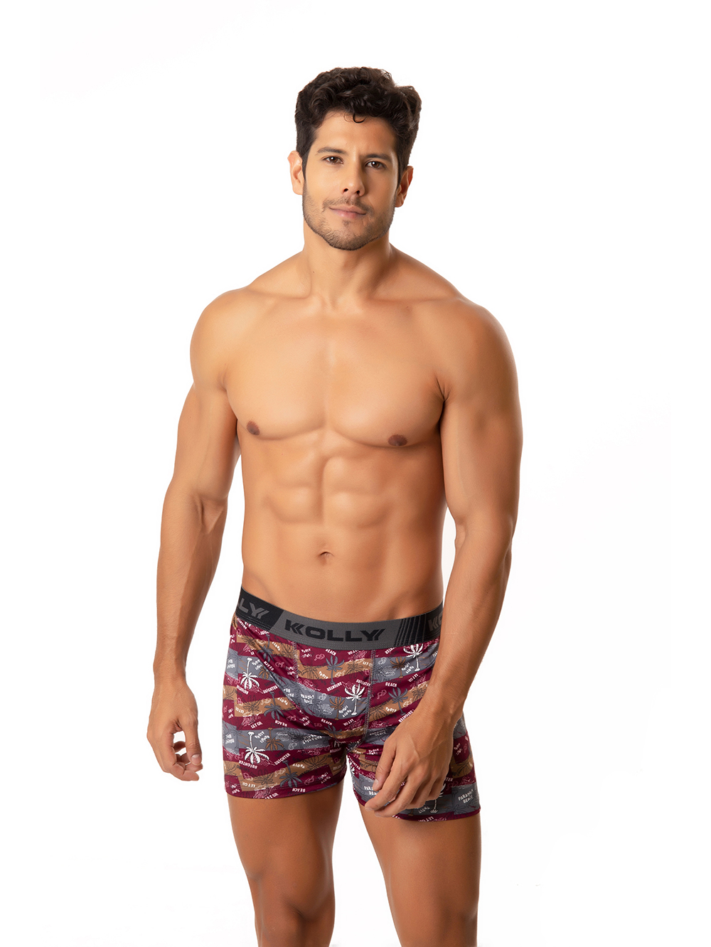 Ref.: 09 Cueca Boxer Estampada Microfibra