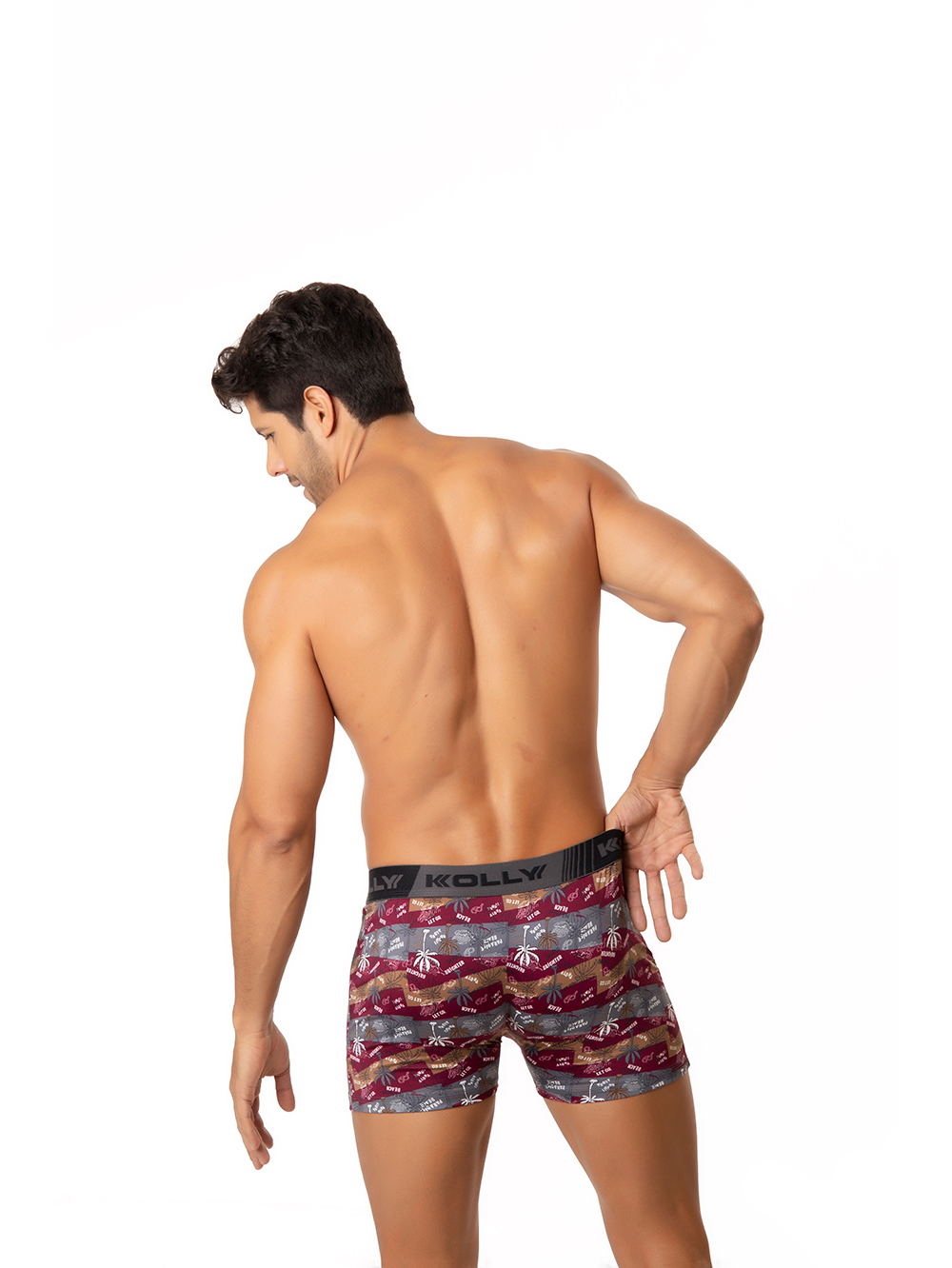 Ref.: 09 Cueca Boxer Estampada Microfibra - Imagem 3