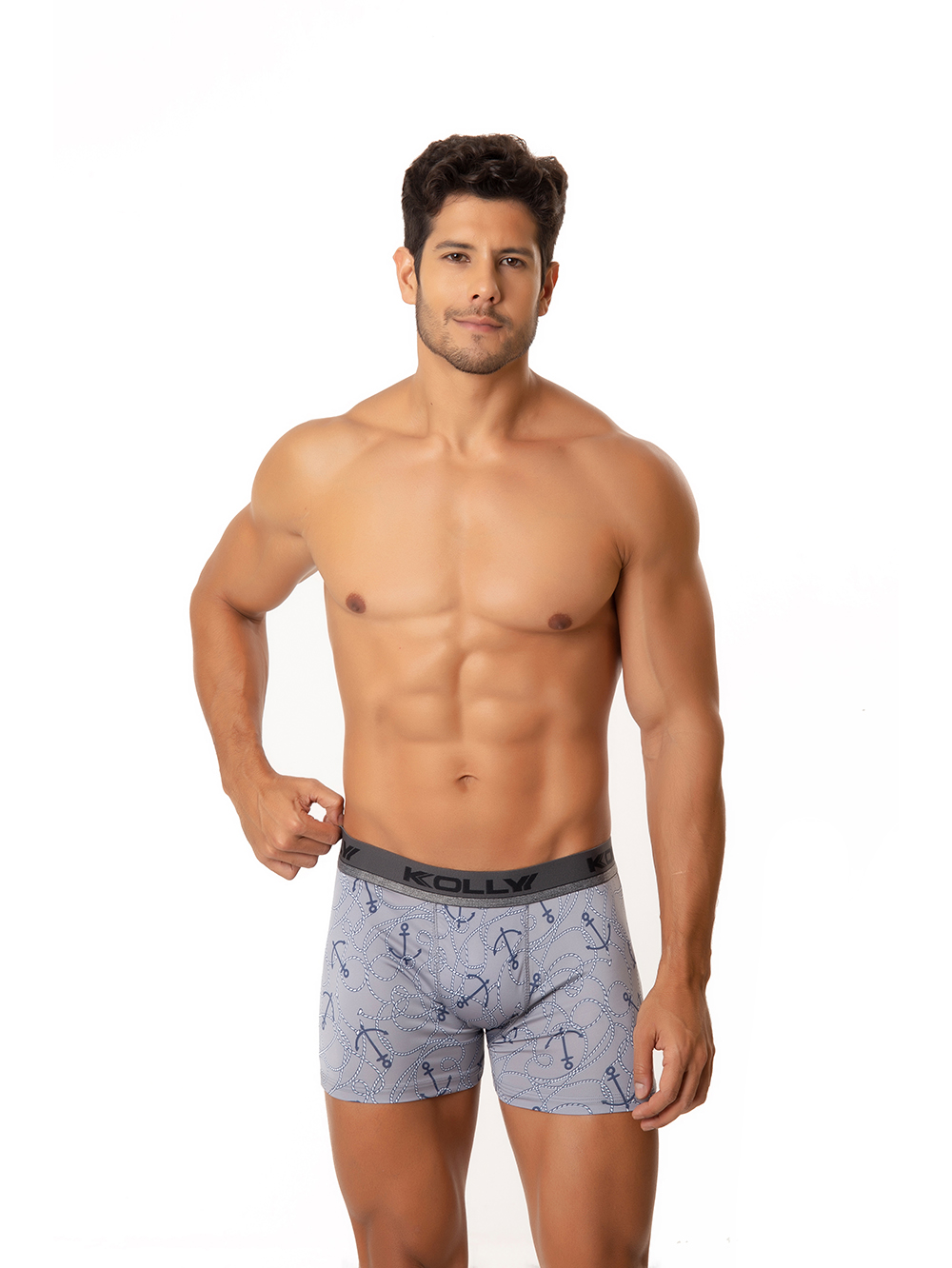 Ref.: 09 Cueca Boxer Estampada Microfibra