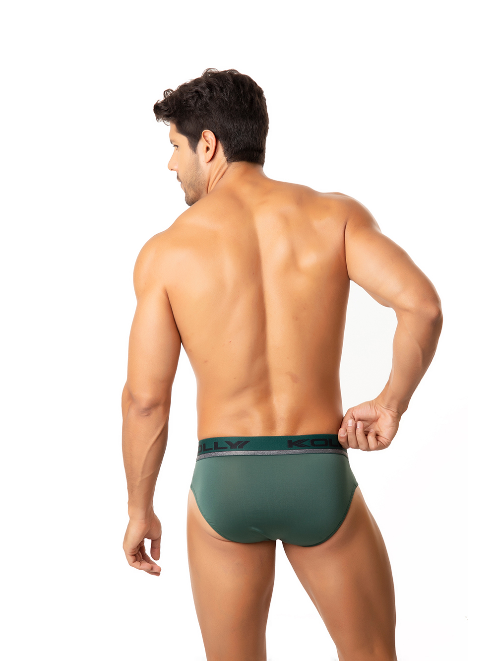 Ref.: 005 Cueca Slip de Microfibra Lisa - Imagem 3