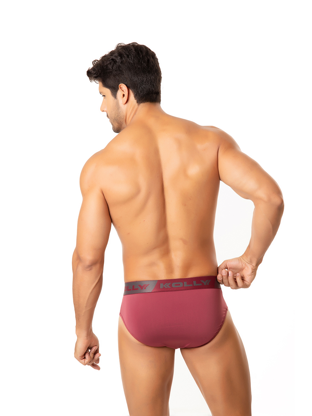 Ref.: 005 Cueca Slip de Microfibra Lisa - Imagem 3