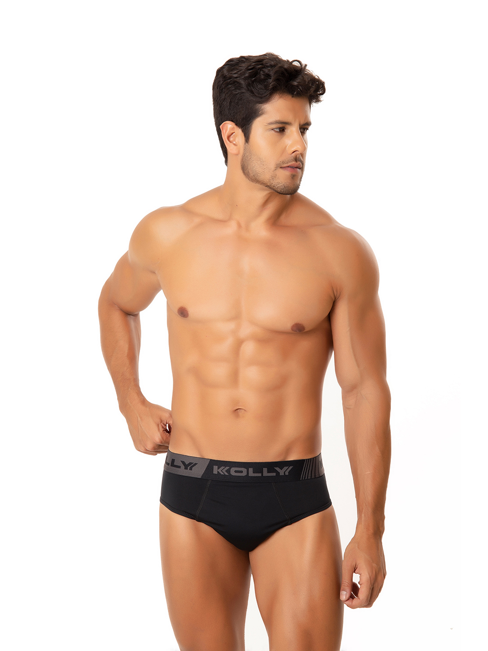 Ref.: 005 Cueca Slip de Microfibra Lisa - Imagem 3