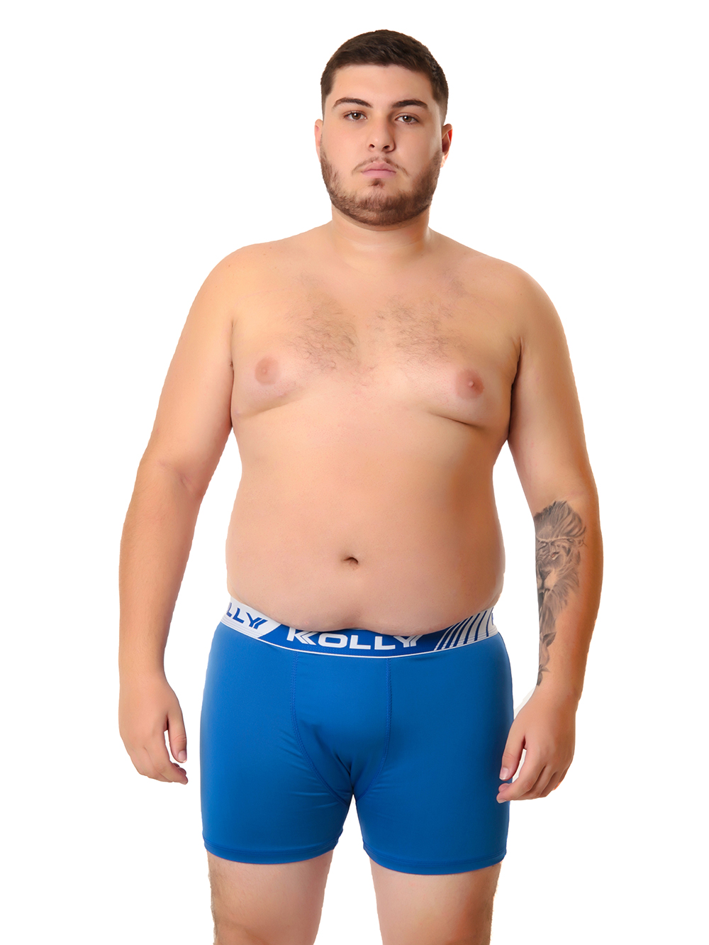 Ref.: 010 Cueca Boxer Plus Size Lisa Microfibra