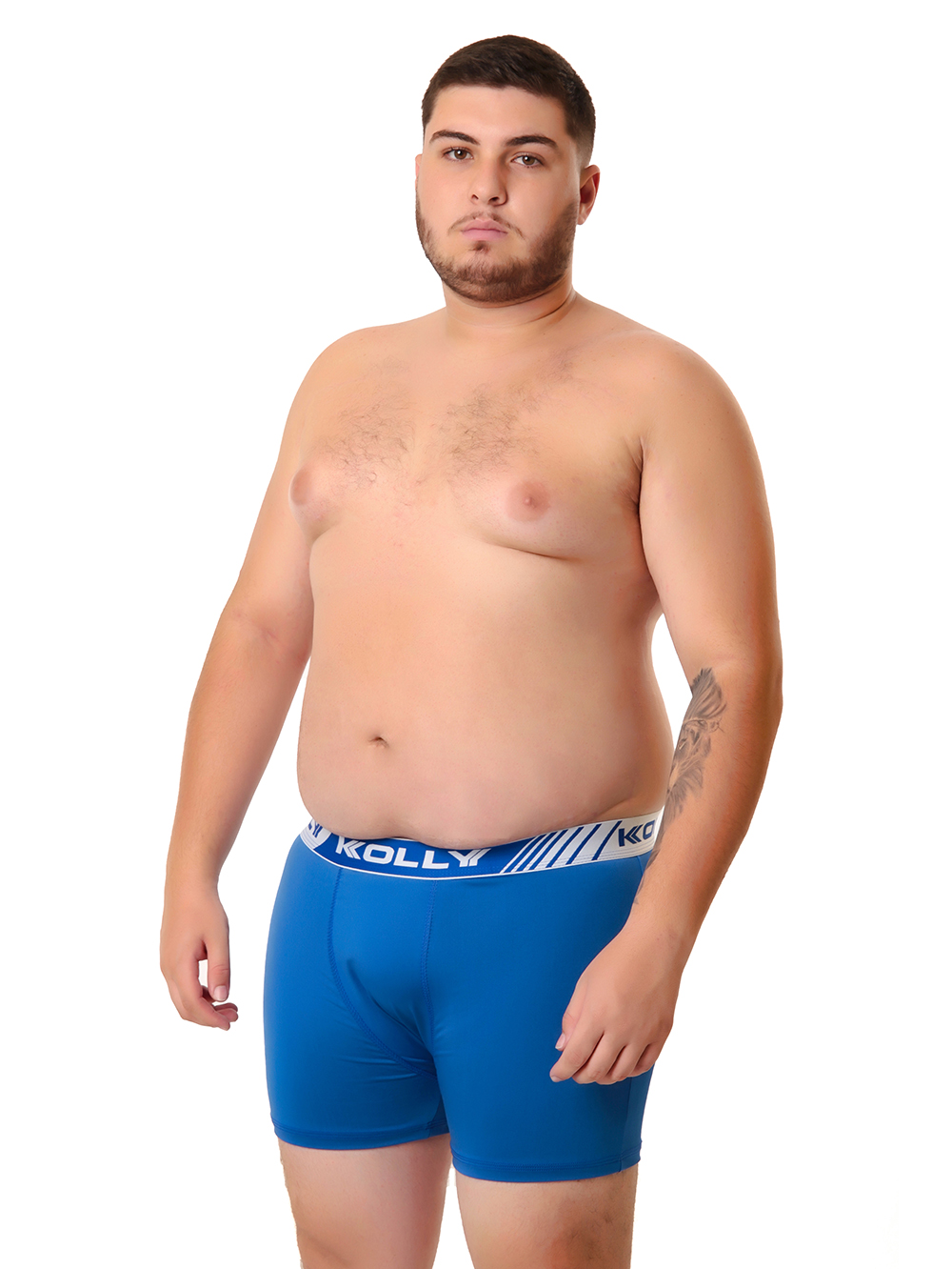 Ref.: 010 Cueca Boxer Plus Size Lisa Microfibra - Imagem 2