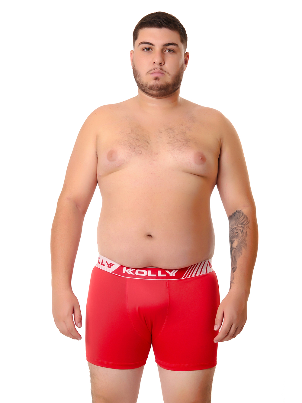 Ref.: 010 Cueca Boxer Plus Size Lisa Microfibra