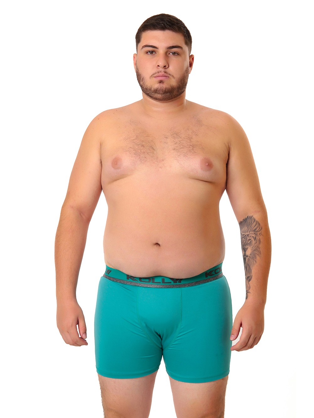 Ref.: 010 Cueca Boxer Plus Size Lisa Microfibra