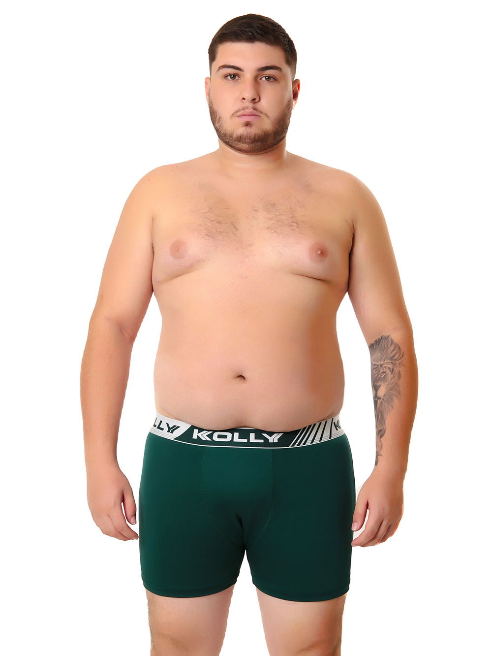 Ref.: 010 Cueca Boxer Plus Size Lisa Microfibra