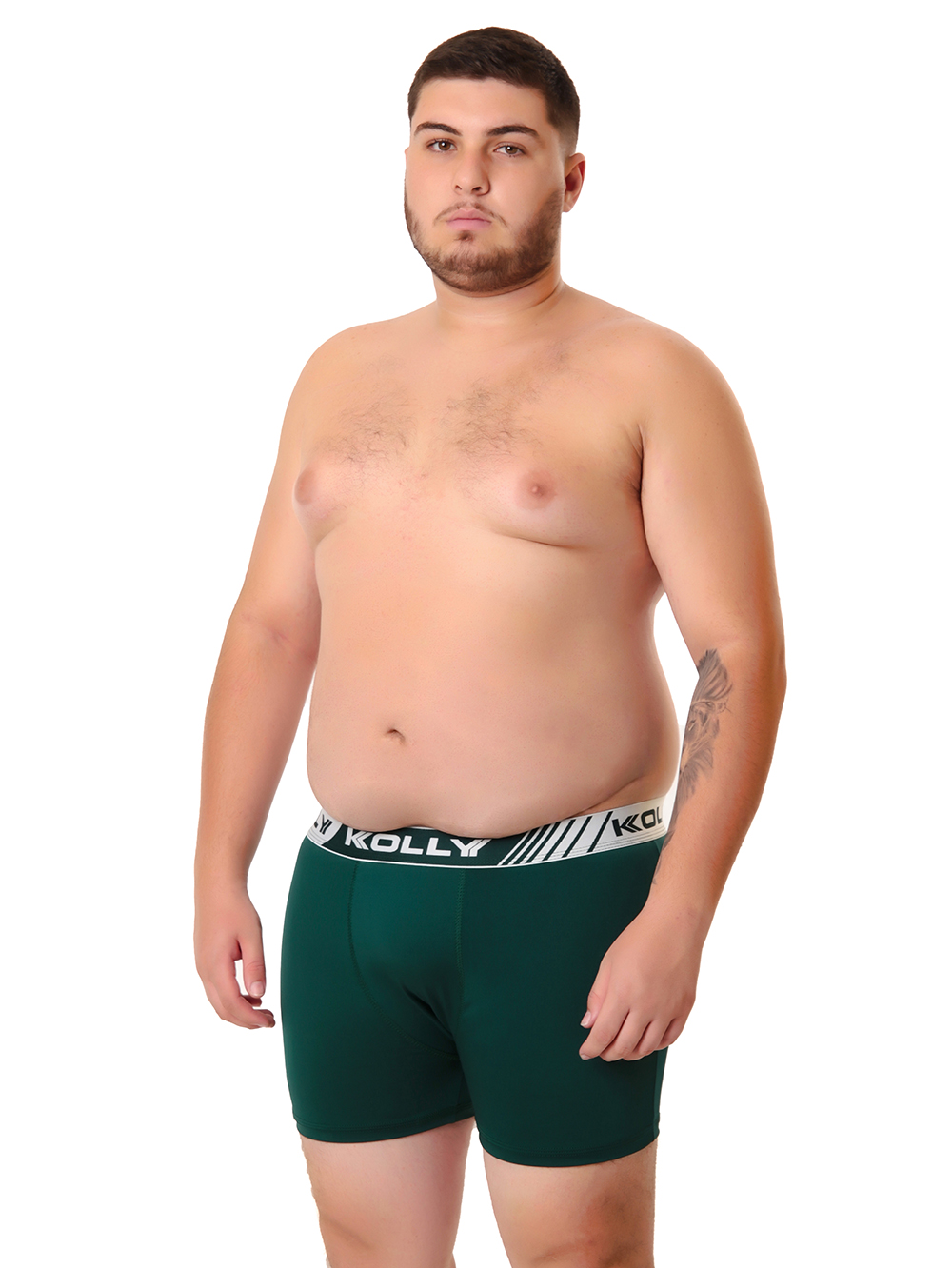 Ref.: 010 Cueca Boxer Plus Size Lisa Microfibra - Imagem 2