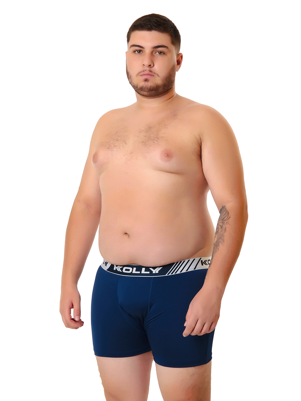 Ref.: 010 Cueca Boxer Plus Size Lisa Microfibra - Imagem 2