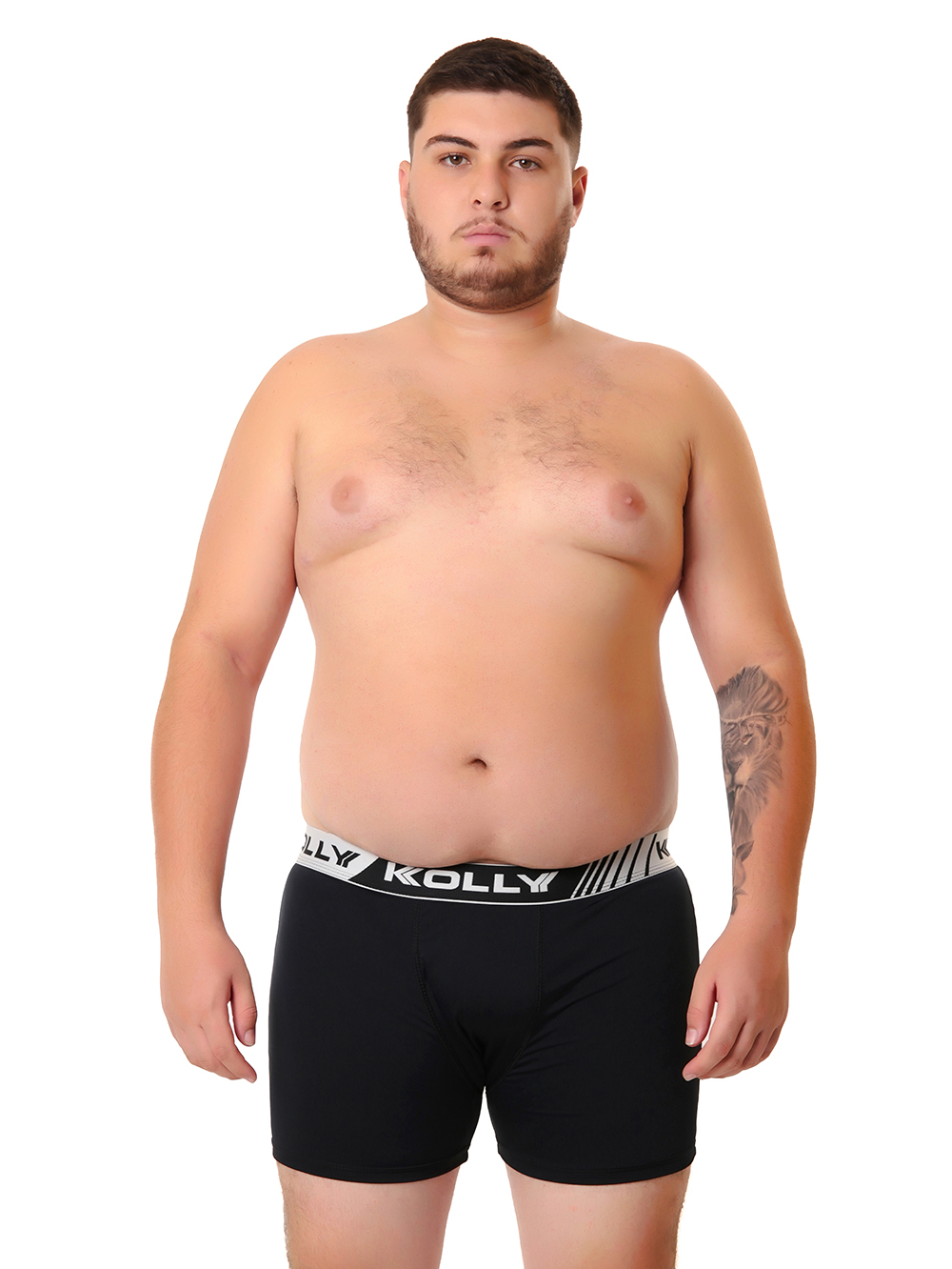 Ref.: 010 Cueca Boxer Plus Size Lisa Microfibra