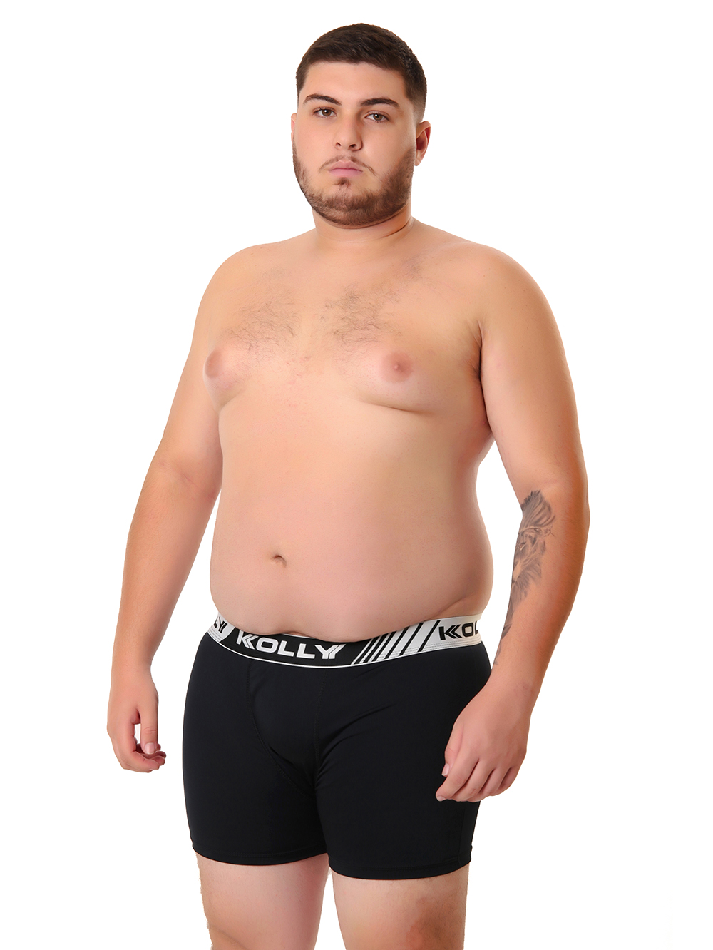 Ref.: 010 Cueca Boxer Plus Size Lisa Microfibra - Imagem 2