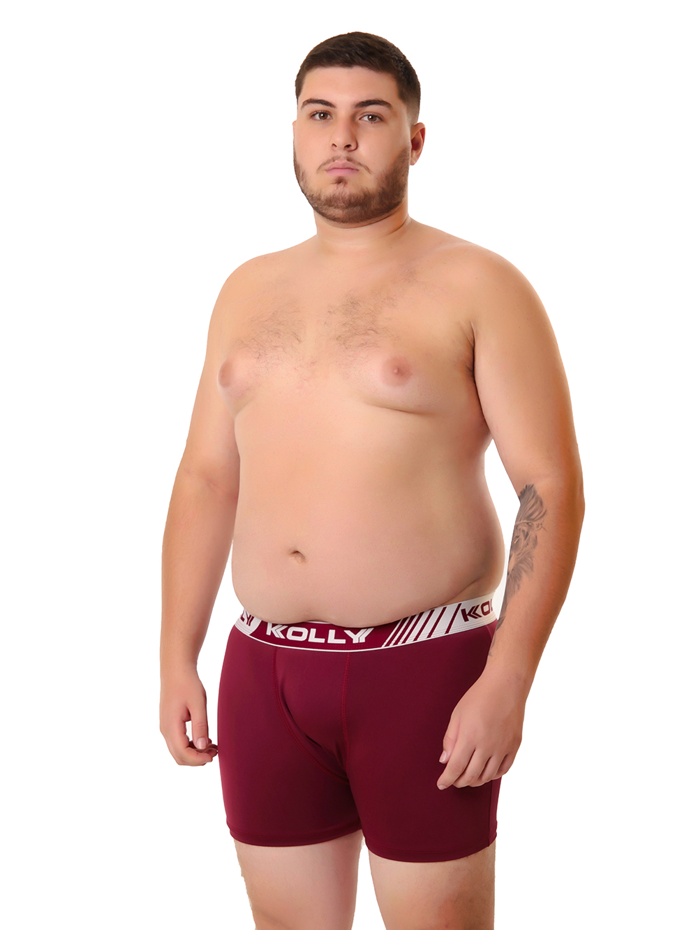 Ref.: 010 Cueca Boxer Plus Size Lisa Microfibra - Imagem 2